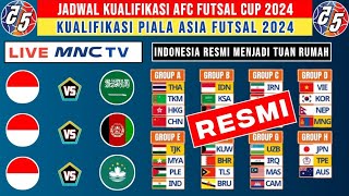 Jadwal Kualifikasi AFC Futsal Asian Cup 2023 - Indonesia vs Arab Saudi - Indonesia vs Afganistan