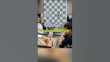 10 Year Old Tries Stalemate Trick Against Magnus Carlsen!