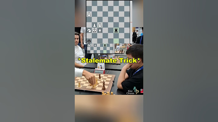10 Year Old Tries Stalemate Trick Against Magnus Carlsen!
