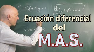 LA ECUACIÓN DIFERENCIAL DEL MOVIMIENTO ARMÓNICO SIMPLE, por ejemplo, un péndulo simple
