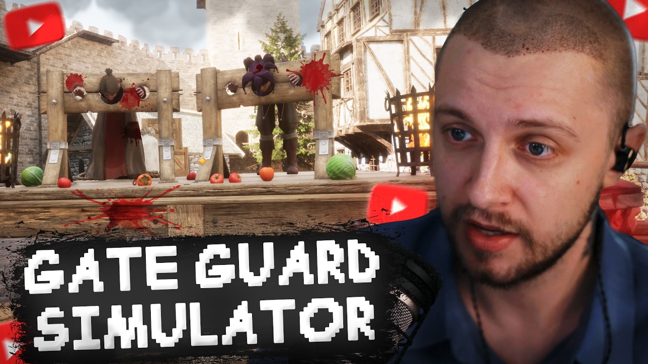 СТИНТ БЕРЕТ ВЗЯТКИ на КПП в СРЕДНЕВЕКОВОМ ЗАМКЕ // Gate Guard Simulator ...