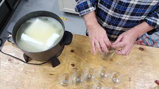 How to make soy candles in 4, 8, 16oz, and wax melts video. Step by step Lavender | CW Apothecary