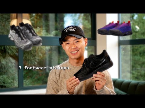 3 footwear pickups.