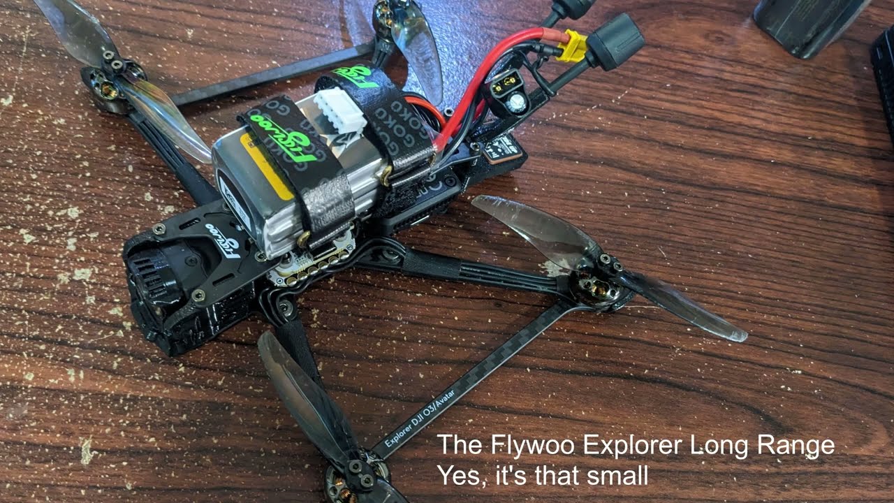 My first flight with the Flywoo LR Explorer 250g FPV drone.