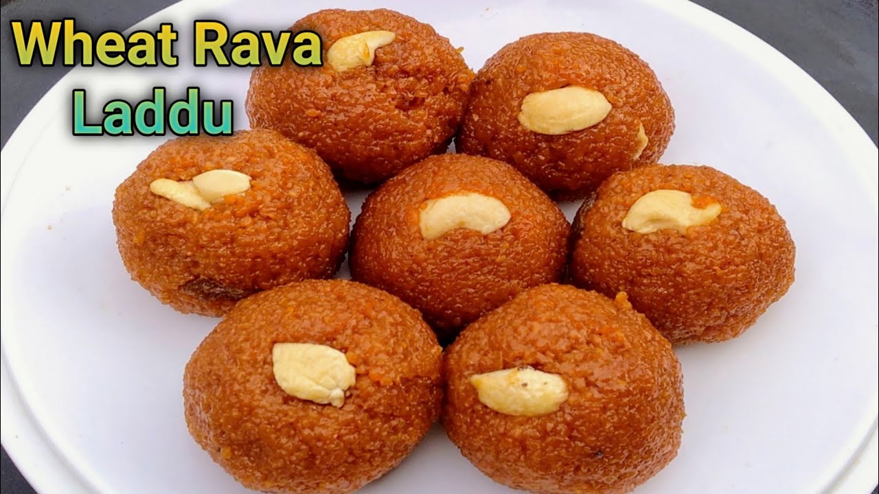 Instant Wheat Rava Laddu/Daliya Sweet/Broken Wheat Rava Sweet Recipe