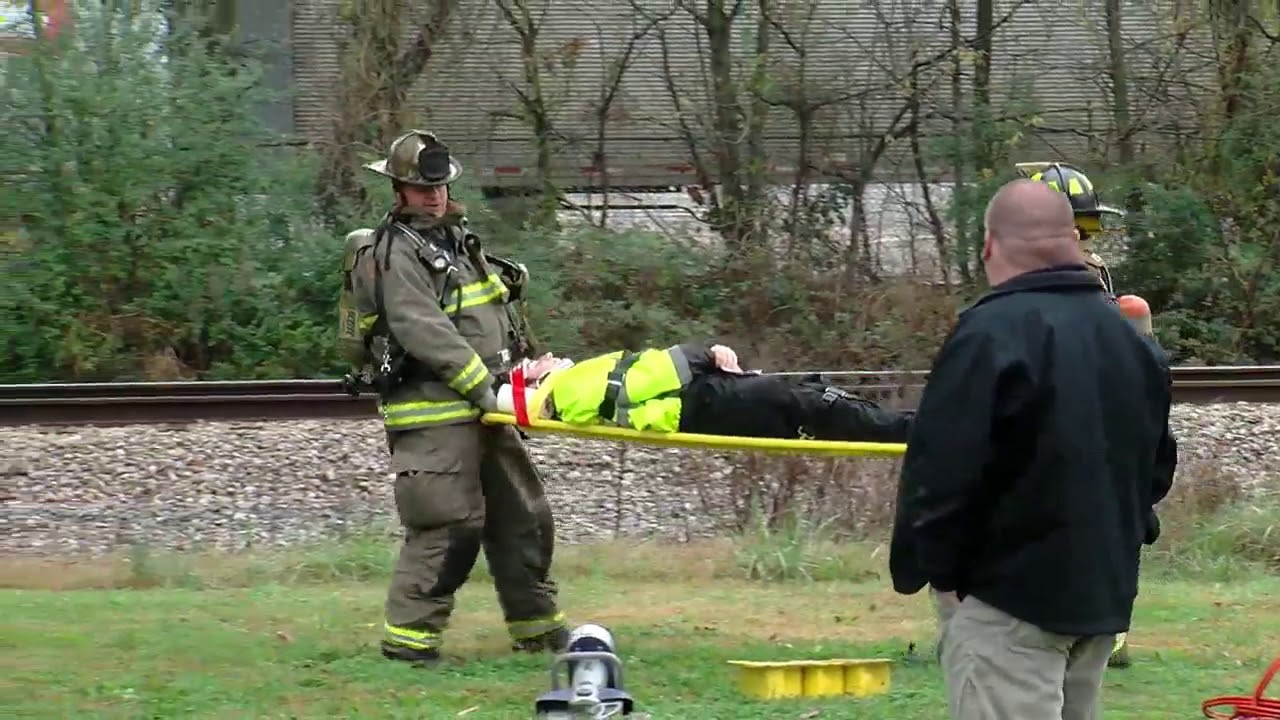 Murray County emergency crews respond to mock train derailment YouTube