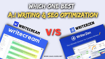 WriterZen vs Writecream | Which one Best A.i Tool for Content Writing & SEO Optimization?