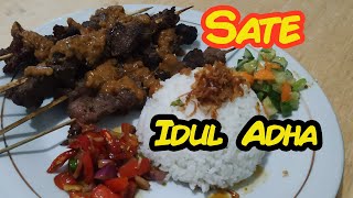 Nikmatnya BAKAR SATE KAMBING Idul Adha.