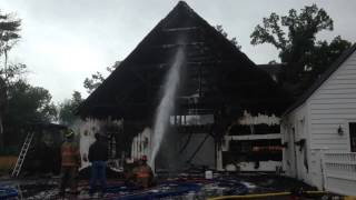 Lightning Strike Suspected Cause Of Fire That Destroyed Wilbraham Barn