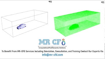 Car (AUDI) External Airflow CFD Simulation