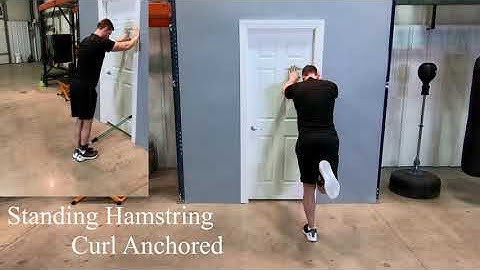 Resistance Band Standing Hamstring Curl