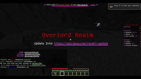 Hacker report Saico PVP Overlord (Yearr)