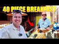 I Tricked My Dad Into Eating a 40-Piece MONSTER Breakfast in Tenerife 😳