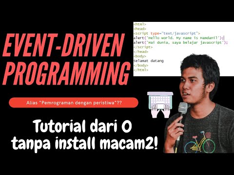 Tutorial event-driven programming untuk Javascript pemula