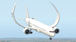 Boeing 787 Pilot Tries To Emergency Land After Wings Almost Break Off | XP11