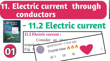 11.electric current through conductors|| class 11|| Maharashtra board||part 1|| basics of electricit