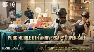 EXCLUSIVE SUPER SALE! PUBG MOBILE 6th Anniversary Is Here!