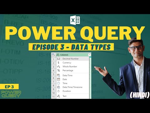 Data Types In Power Query | Power Query Masterclass EP3 #Exceltutorials #Excel