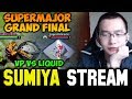 Sumiya watching Miracle- Liquid vs VP Supermajor Grand Final 🤔 Sumiya Facecam Stream Moment #85