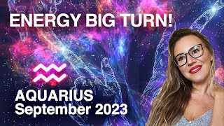 AQUARIUS September 2023. BIG TURN Arounds in 6 Areas of LIFE! 3 Planets Changing Direction!