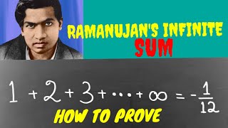 Ramanujan Identity||Infinite sum of natural numbers||Simple proof #mathstricks #infinity #olympiad