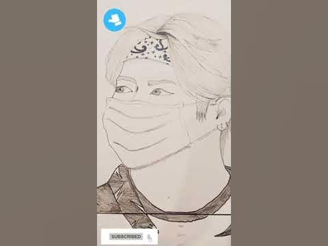 guess the BTS 🖕🖕 drawing one more @#bts comment 👇 below #bts #shorts # ...