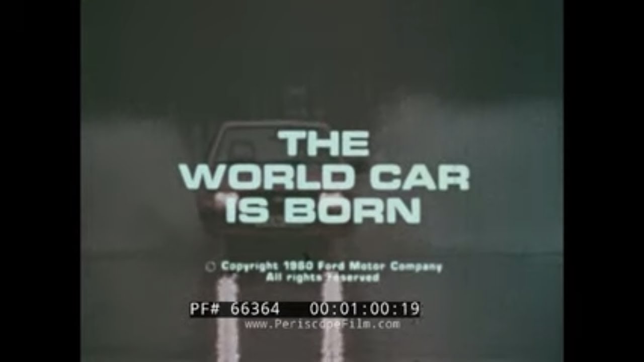 1980 FORD PROMO FILM “THE WORLD CAR IS BORN”  FORD ESCORT & MERCURY LYNX   ECONOMY AUTOMOBILE  66364