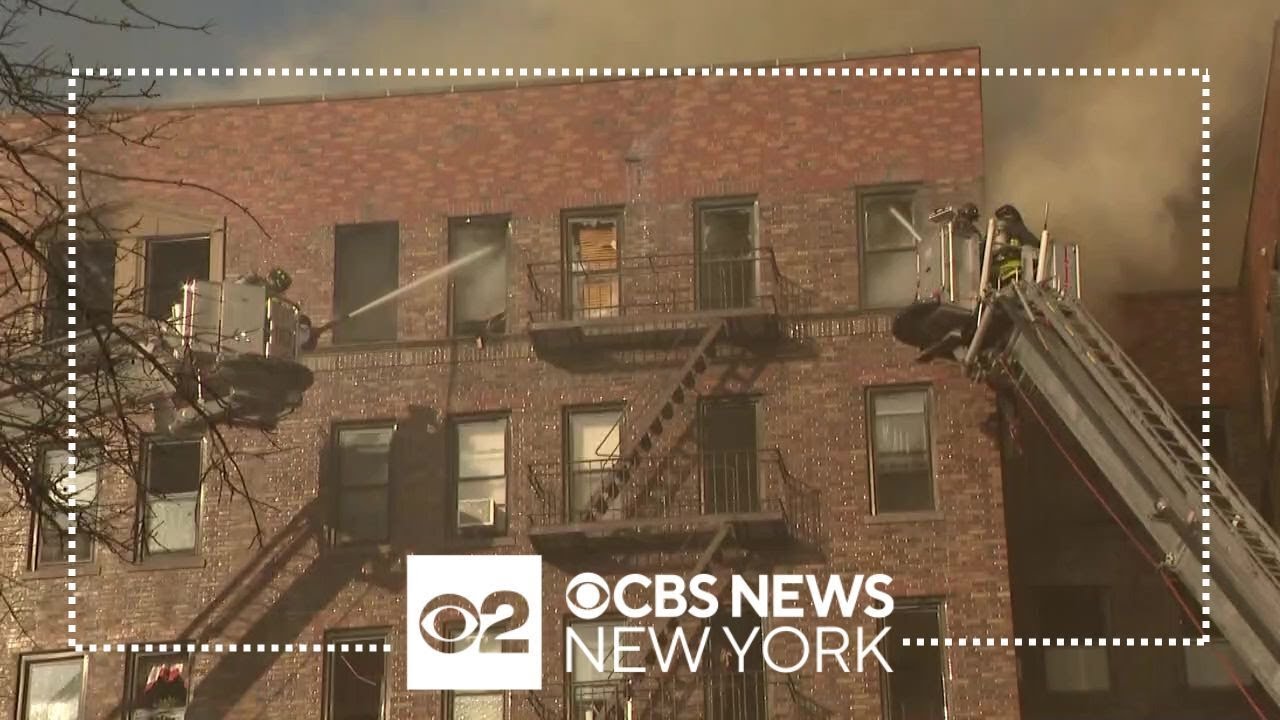 14 injured in Queens apartment building blaze, FDNY says - YouTube