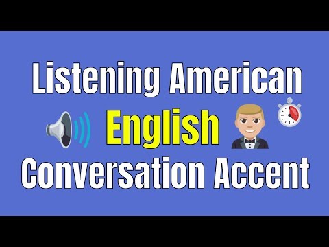 Listening American English Conversation Accent ★ Improve Your Vocabulary English ✔