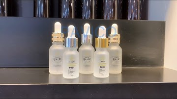 Phun nhám lên chai thủy tinh - In ấn chai lọ theo yêu cầu