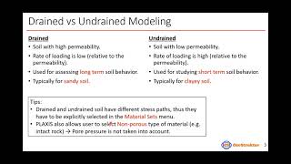 Watch & Learn Series: PLAXIS Fundamental - Modelling of Undrained Behavior screenshot 3