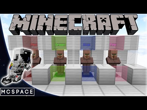 Minecraft - 3 Methods to Interact with Villagers! [Command Blocks]