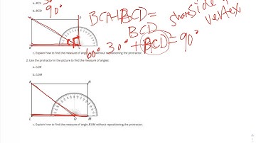 Illustrative Math 7th Grade Unit 7 Lesson 2 Adjacent Angles