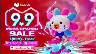 Shop guilt-free on LazMall this Lazada 9.9 Mega Brands Sale!