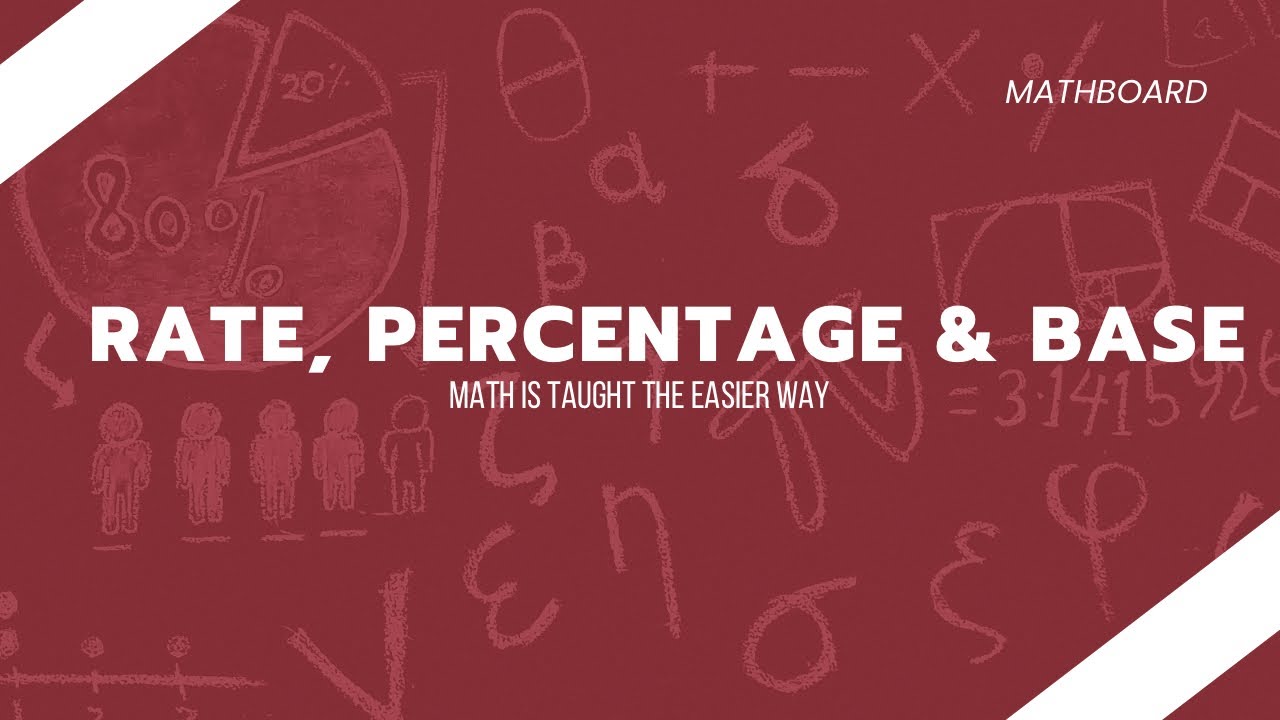 Rate, Percentage and Base