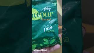 #SHORTS | Godrej Nupur Henna Review || Nupur Henna For Hair Color | #YOUTUBESHORTS | BLUSH BLUSH