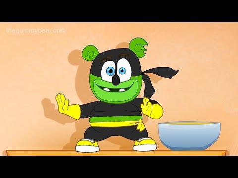 GUMMY vs. REAL FOOD * Gummy Ninja * Gummibär * The Gummy Bear