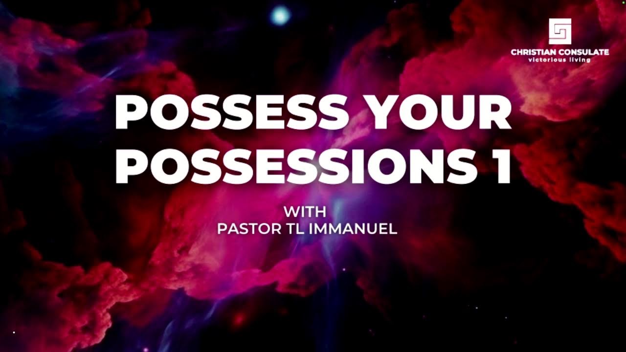 POSSESS YOUR POSSESSIONS 1 || Pastor TL & Prophet Angel Immanuel || 08 November 2025