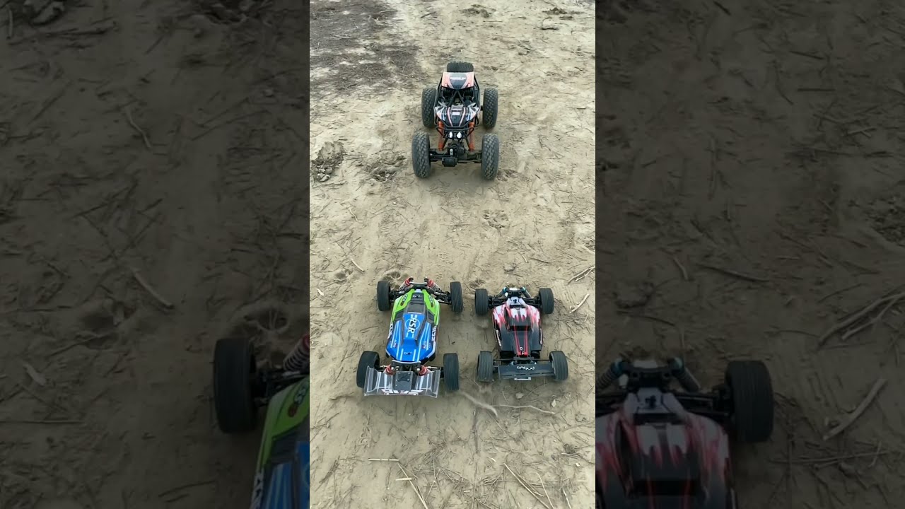 2 Wltoys Car vs 1 Bigfoot Rock Crawler