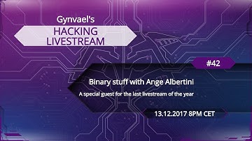 Hacking Livestream #42: Binary stuff with Ange Albertini