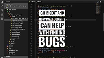 Git bisect and how small commits can help with finding bugs
