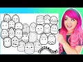 Coloring squishmallows food sweet treats  breakfast coloring pages  squishmallows food plushies
