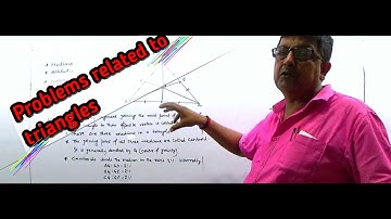 Lines And Angles _ Angle sum property of Triangle | Problems related to Triangle of class 9| #2020