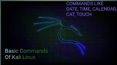 All Basic Commands Of Kali Linux | Date /Time/Calendar/Vim/Cat/Etc | #kalilinux #hacking#penetration