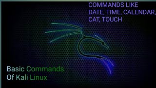 All Basic Commands Of Kali Linux | Date /Time/Calendar/Vim/Cat/Etc | #kalilinux #hacking#penetration
