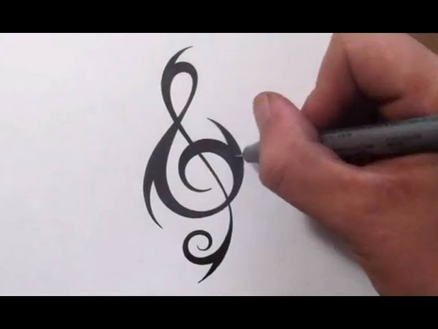 150 Meaningful Treble Clef Tattoo Designs for Music Lovers 2023