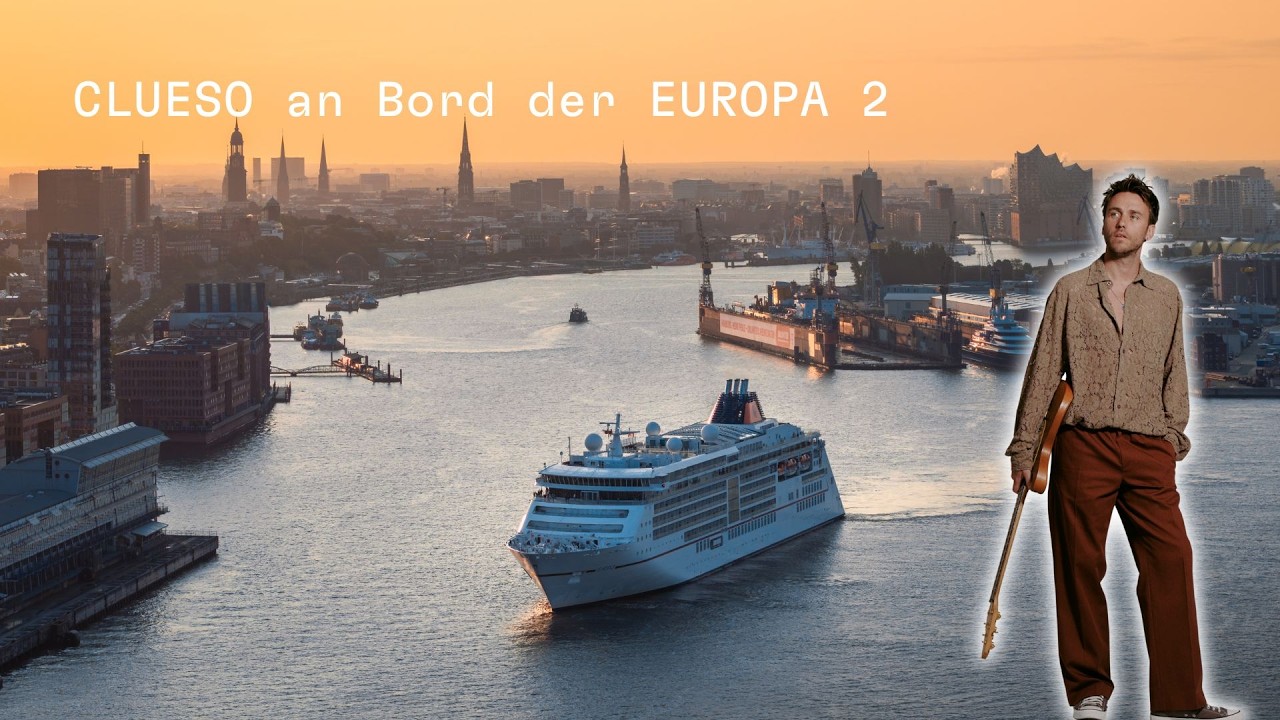 Augen auf, Flugmodus an: Clueso live in concert an Bord der EUROPA 2