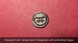 Ancient Greek coin Neapolis