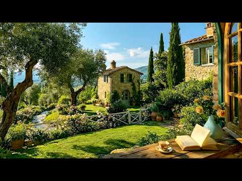 Peaceful Countryside Summer Morning 🍃🌹 Birdsong, Garden Sounds,...for Relaxation, Rest and Comfort