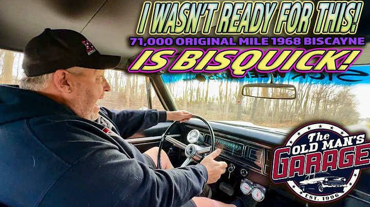 THE BISCAYNE IS SHOCKINGLY QUICK!  71k Original Mile ‘68 Chevy Drag & Drive Starter Kit Project!